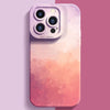 「カラフルな水彩画」シリコン製フルカバーバンパー保護iPhoneケース - T4