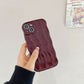 「サイバー」ウェーブTPU iPhoneケース