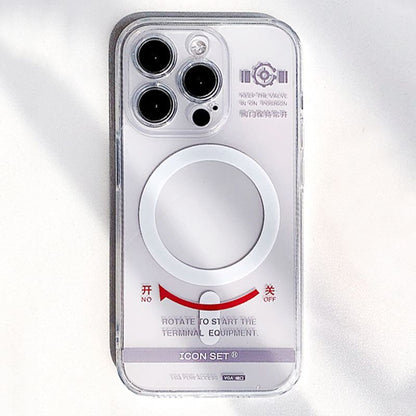 Magsafe 磁気吸引式スマホケース＆グリップ（バルブデザイン付き）