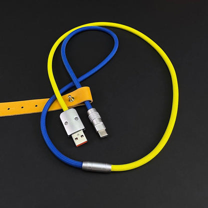 「カラーブロッキングチャビー」充電ケーブル