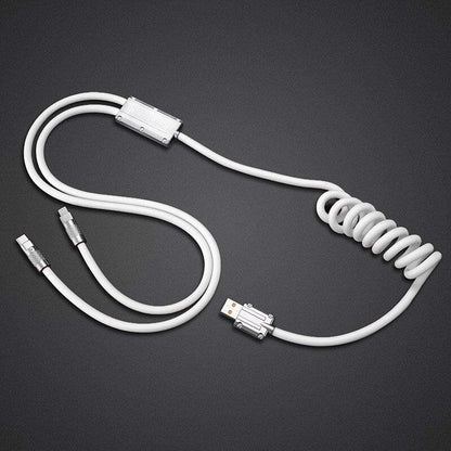 「チャビープラス」2 IN 1 急速充電ケーブル（C+Lightning） - セントパトリックスデーエディション