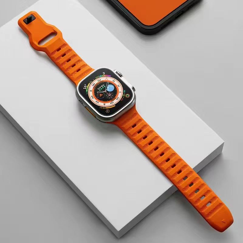 "Sports Strap" Ultra-Thin Breathable Fluororubber Strap For Apple Watch