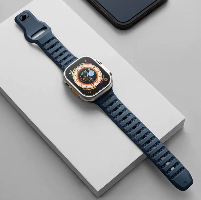 "Sports Strap" Ultra-Thin Breathable Fluororubber Strap For Apple Watch