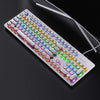 「Vibe」レトロパンク有線ゲーミングキーボード - 白