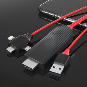 1080P 遅延なし HDMI TV ケーブル - ネットワークなしで画面をキャスト