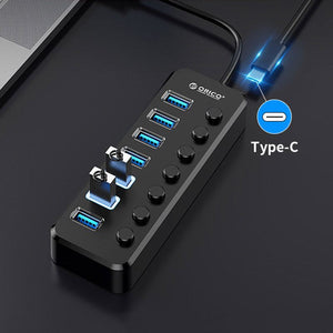 「サイバー」USB 3.0 4ポート拡張