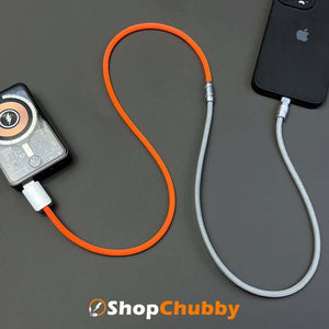 「カラーブロッキングチャビー」充電ケーブル