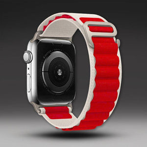 Apple Watch用「編み込みマルチカラーバンド」二重層バンド
