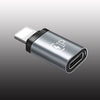 「サイバー」USB-C - Lightning アダプター - USB-Cメス-Lightningオスアダプタ