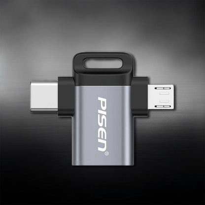 Apple OTGアダプタ：Lightning - USB-CおよびMicro USB - ユニバーサルな互換性