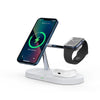 「Cyber」4 in 1 ワイヤレス充電スタンド - 白