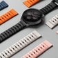 ライスグレイン スポーティ 通気性 シリコンストラップ Samsung/Garmin/Fossil/その他対応