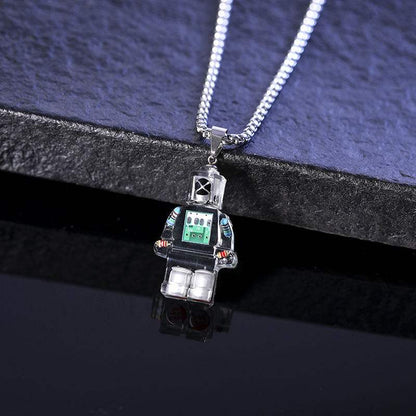 「Cyber Chic」ギア・エレクトロン・ロボット・ネックレス