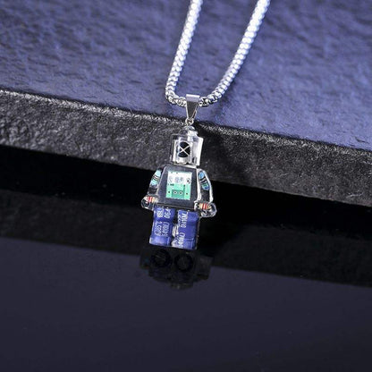 「Cyber Chic」ギア・エレクトロン・ロボット・ネックレス