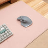 「チャビー」レザーコンピューターデスクパッド - ピンク