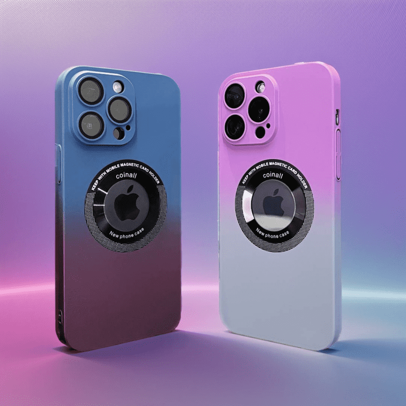 「チャビー」グラデーションマットマグネットiPhoneケース
