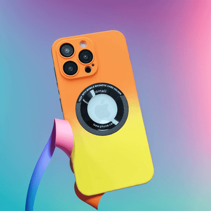 「チャビー」グラデーションマットマグネットiPhoneケース