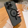 ¡±サイバー¡± レンズプロテクター内蔵オールインワンiPhoneケース - 黒