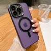 ¡±サイバー¡± レンズプロテクター内蔵オールインワンiPhoneケース - 紫の