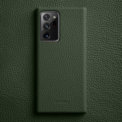Samsung用「チャビー」飛散防止レザーケース