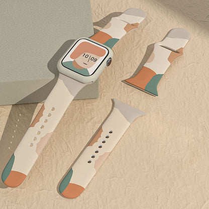 Apple Watch用通気性シリコンバンド「Morandi Band」