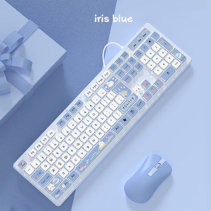 「ぽっちゃり」かわいいスタイルのクリエイティブペイントキーボード