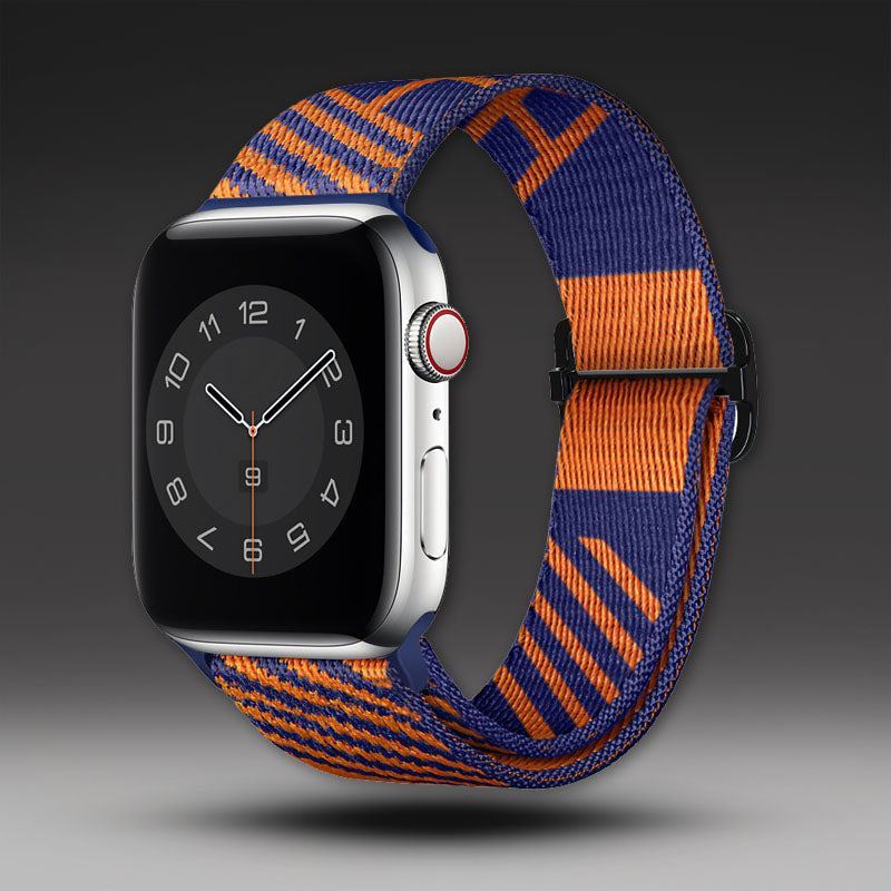 Apple Watch用「調節可能なバンド」ナイロン編みバンド