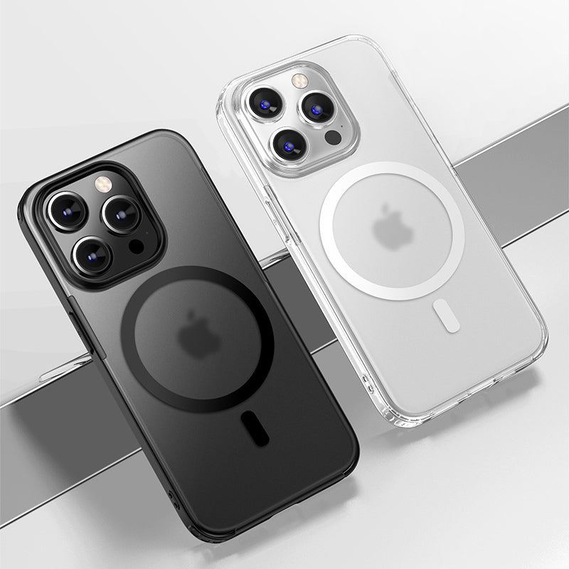 Magsafe マグネット式フロスト落下防止 iPhone ケース