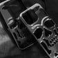 「ハロウィン＆ダークパンク」スカル柄 カラフル放熱iPhoneケース